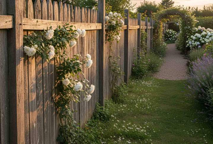 Installation de clôture en bois Chambourcy